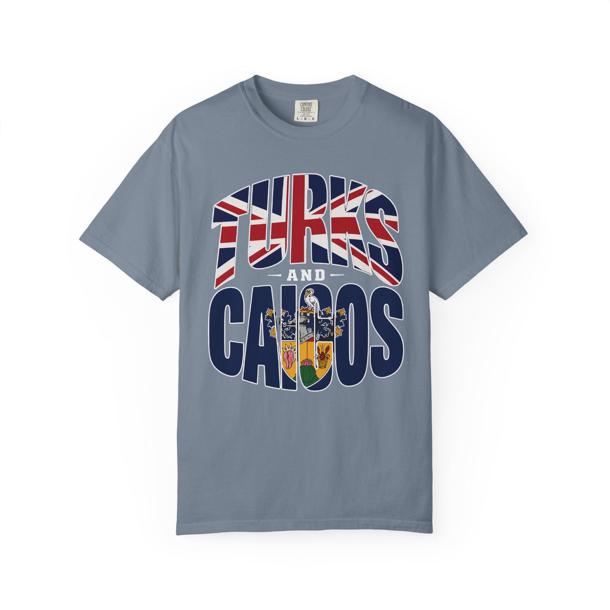 Turks and Caicos Flag Graphic T-Shirt (M)