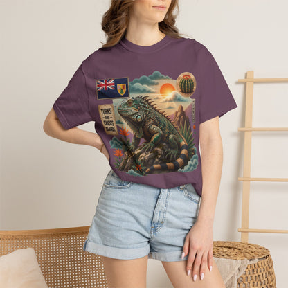 Iguana Island Vintage Sunset T-Shirt (M)