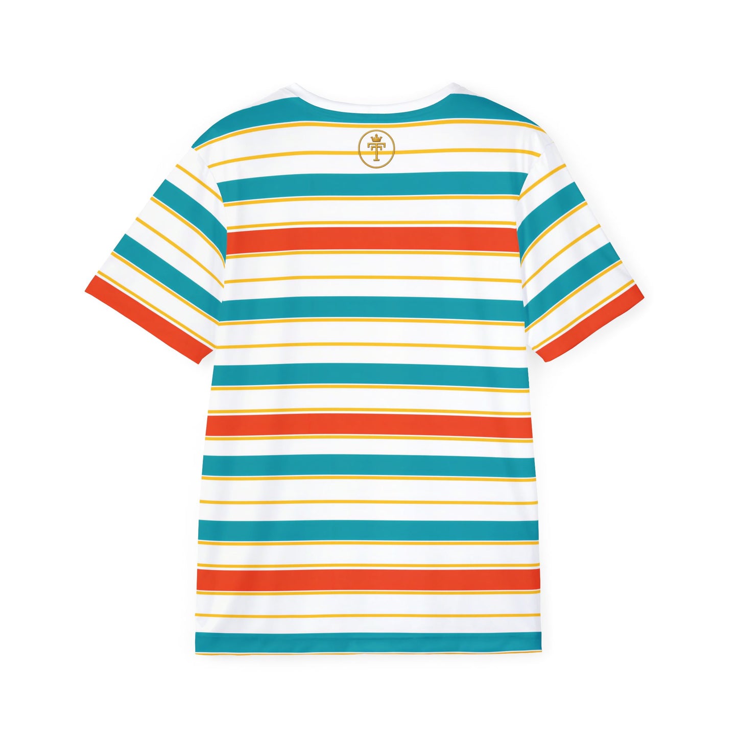 Unisex TCI Retro Striped Sport Tee (100% poly)