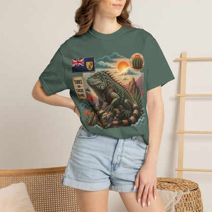 Iguana Island Vintage Sunset T-Shirt (M)