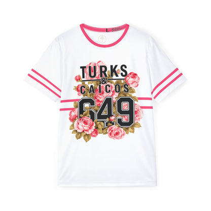 Turks & Caicos 649 Floral Sport Tee (100% poly)