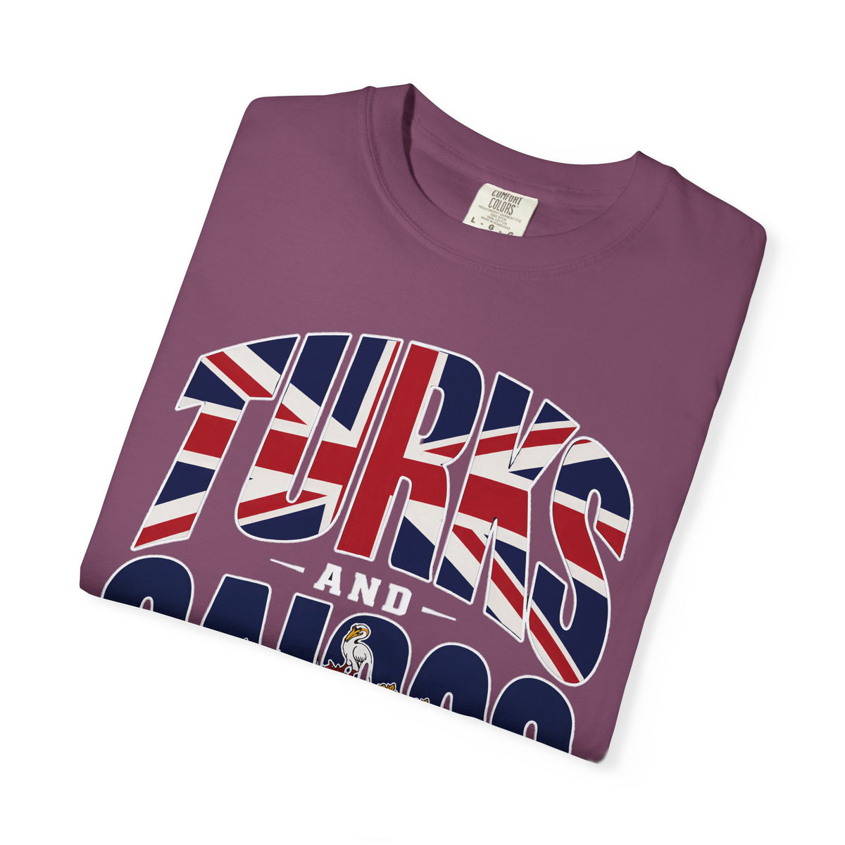 Turks and Caicos Flag Graphic T-Shirt (M)