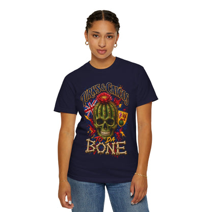 Turks & Caicos 'To Da Bone' Skull T-Shirt