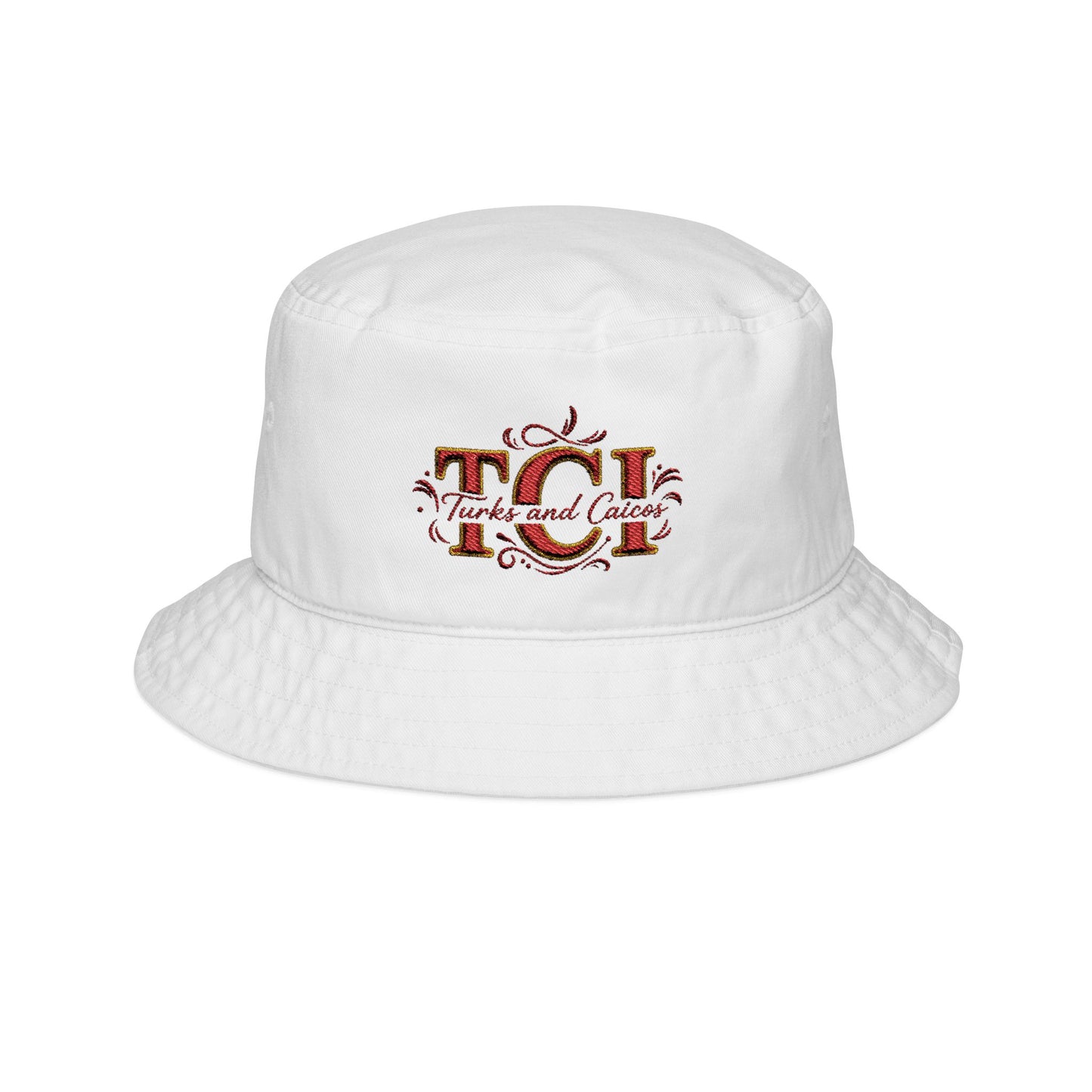 Embroidered Monogram Bucket Hat