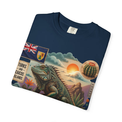 Iguana Island Vintage Sunset T-Shirt (M)
