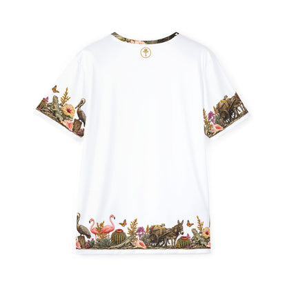 Unisex Garden Scene Sport Tee (100% poly)